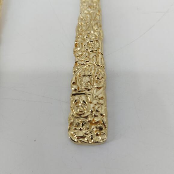 National Stainless Japan Hollywood Fork Spoon Set Floral 2 - Picture 3 of 11